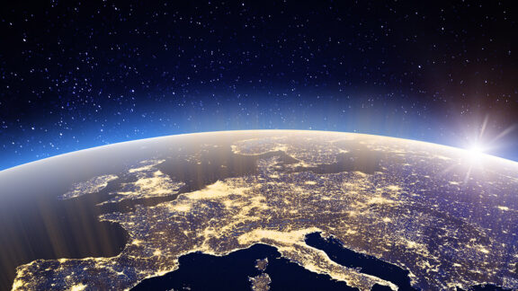 World – Europe. Elements of this image furnished by NASA